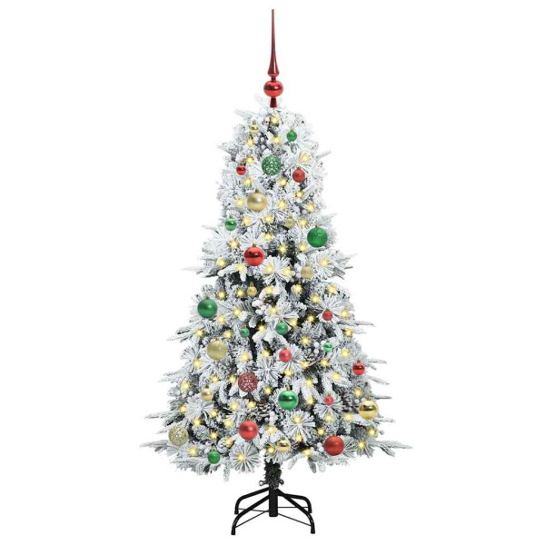 Árbol de Navidad artificial con ramas articuladas Verde 150 cm M 3