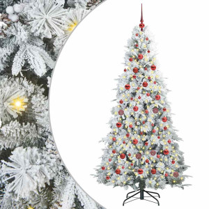 Árbol de Navidad artificial con ramas articuladas Verde 180 cm H