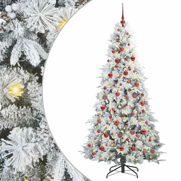 Árbol de Navidad artificial con ramas articuladas Verde 180 cm M 2