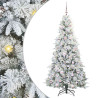 Árbol de Navidad artificial con ramas articuladas Verde 180 cm 2