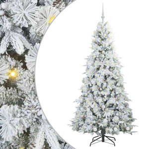 Árbol de Navidad artificial con ramas articuladas Verde 180 cm H