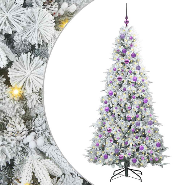 Árbol de Navidad artificial con ramas articuladas Verde 180 cm M 2