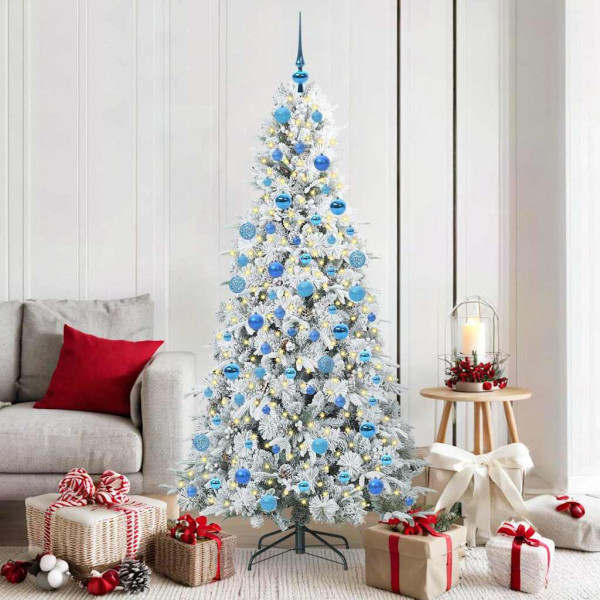 Árbol de Navidad artificial con ramas articuladas Verde 180 cm D
