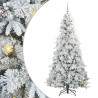 Árbol de Navidad artificial con ramas articuladas Verde 210 cm 2