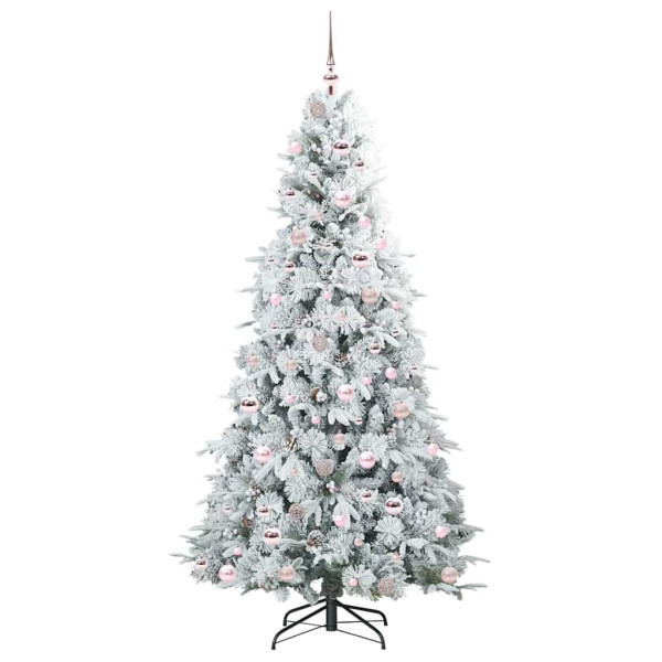 Árbol de Navidad artificial con ramas articuladas Verde 210 cm M 4