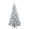 Árbol de Navidad artificial con ramas articuladas Verde 210 cm 4