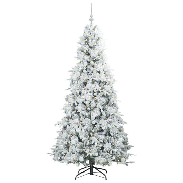 Árbol de Navidad artificial con ramas articuladas Verde 210 cm M 3