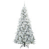 Árbol de Navidad artificial con ramas articuladas Verde 210 cm 3