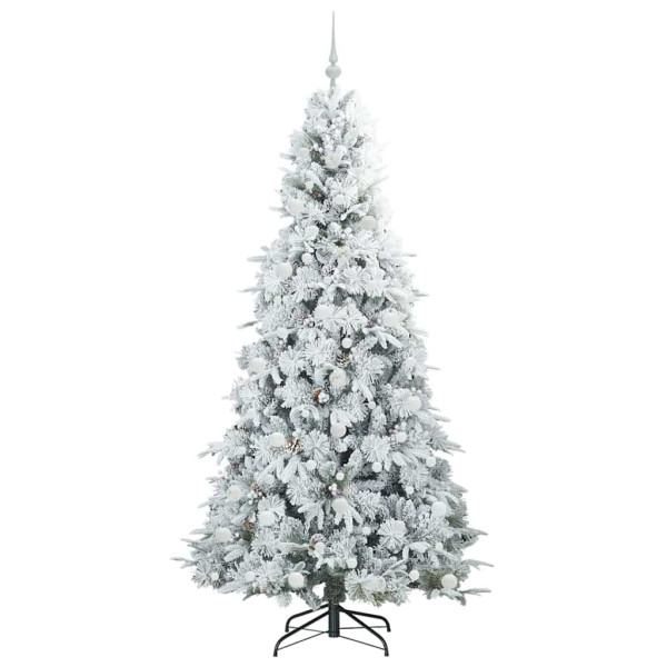 Árbol de Navidad artificial con ramas articuladas Verde 210 cm M 4