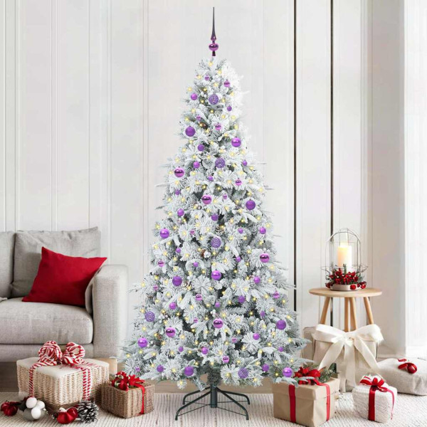 Árbol de Navidad artificial con ramas articuladas Verde 210 cm D
