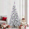 Árbol de Navidad artificial con ramas articuladas Verde 210 cm 1