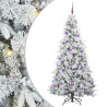 Árbol de Navidad artificial con ramas articuladas Verde 210 cm 2