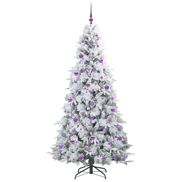 Árbol de Navidad artificial con ramas articuladas Verde 210 cm M 4