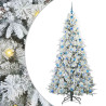 Árbol de Navidad artificial con ramas articuladas Verde 210 cm 2