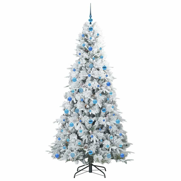 Árbol de Navidad artificial con ramas articuladas Verde 210 cm M 4