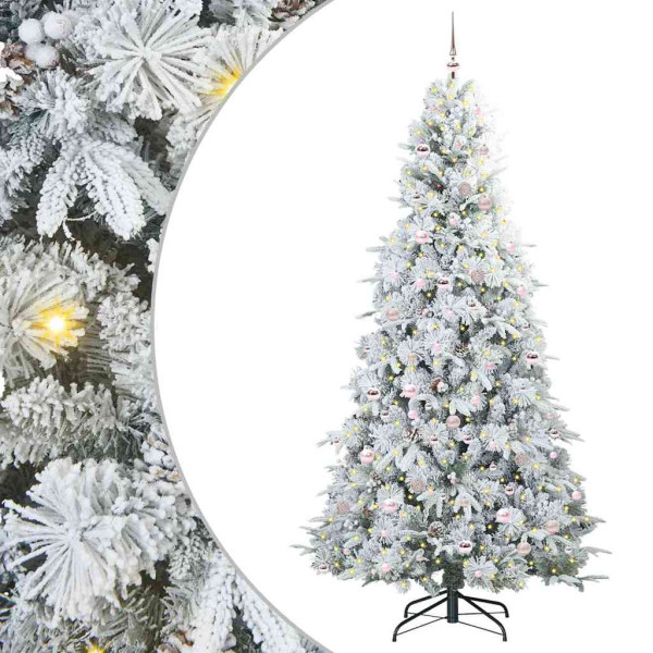 Árbol de Navidad artificial con ramas articuladas Verde 240 cm M 2