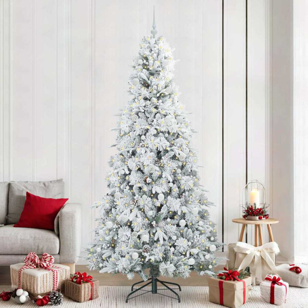 Árbol de Navidad artificial con ramas articuladas Verde 240 cm D