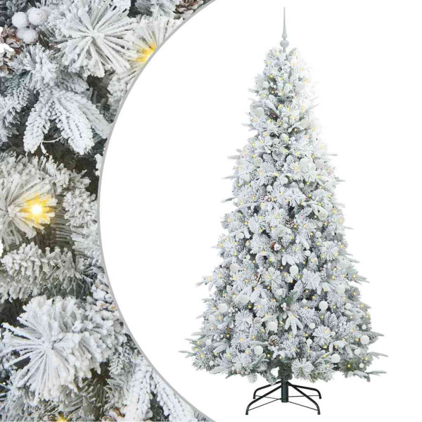 Árbol de Navidad artificial con ramas articuladas Verde 240 cm M 2