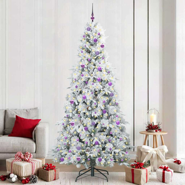 Árbol de Navidad artificial con ramas articuladas Verde 240 cm D