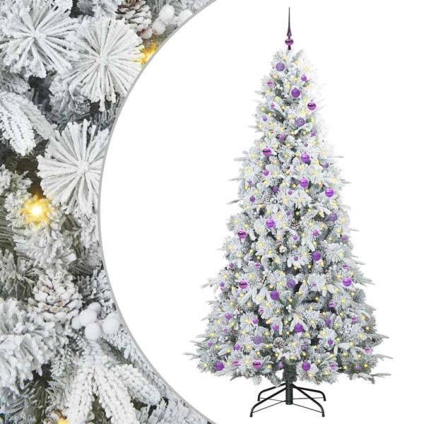 Árbol de Navidad artificial con ramas articuladas Verde 240 cm M 2