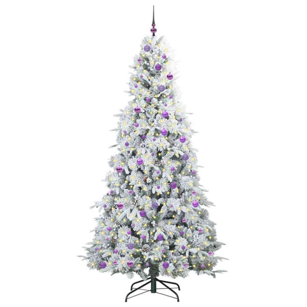 Árbol de Navidad artificial con ramas articuladas Verde 240 cm M 3