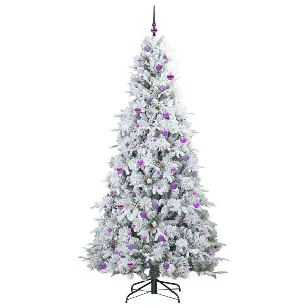 Árbol de Navidad artificial con ramas articuladas Verde 240 cm M 4