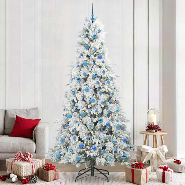 Árbol de Navidad artificial con ramas articuladas Verde 240 cm D