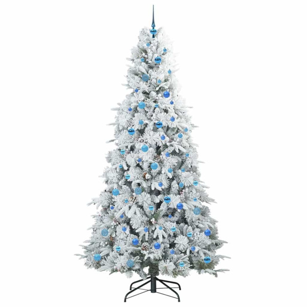 Árbol de Navidad artificial con ramas articuladas Verde 240 cm M 4