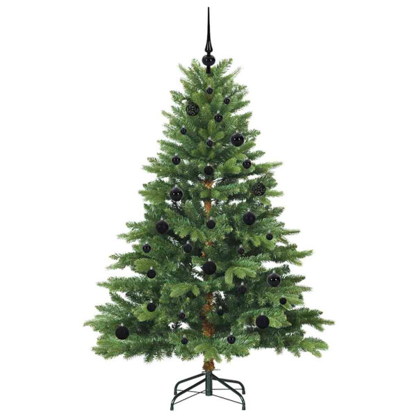 Árbol de Navidad artificial con 150 LED Verde 150 cm PE y PVC M 4