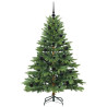Árbol de Navidad artificial con 150 LED Verde 150 cm PE y PVC 4