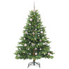 Árbol de Navidad artificial con 150 LED Verde 150 cm PE y PVC 2