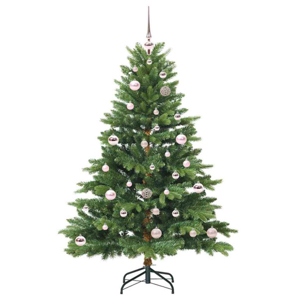 Árbol de Navidad artificial con 150 LED Verde 150 cm PE y PVC M 3