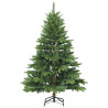 Árbol de Navidad artificial con 150 LED Verde 150 cm PE y PVC 5