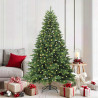 Árbol de Navidad artificial con 300 LED Verde 180 cm PE y PVC 1