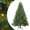 Árbol de Navidad artificial con 300 LED Verde 180 cm PE y PVC 2