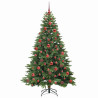 Árbol de Navidad artificial con 300 LED Verde 180 cm PE y PVC 4