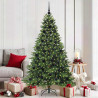 Árbol de Navidad artificial con 300 LED Verde 180 cm PE y PVC 1