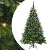 Árbol de Navidad artificial con 300 LED Verde 180 cm PE y PVC 2