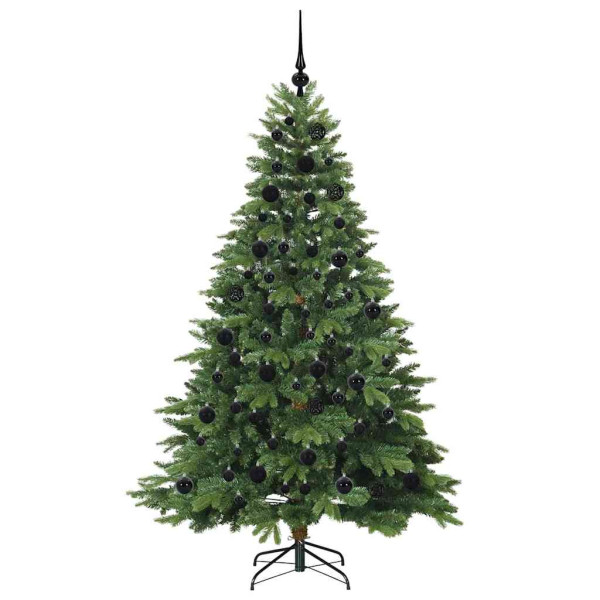 Árbol de Navidad artificial con 300 LED Verde 180 cm PE y PVC M 4