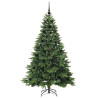 Árbol de Navidad artificial con 300 LED Verde 180 cm PE y PVC 4