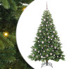 Árbol de Navidad artificial con 300 LED Verde 180 cm PE y PVC 2