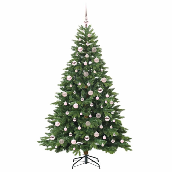 Árbol de Navidad artificial con 300 LED Verde 180 cm PE y PVC M 4