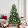 Árbol de Navidad artificial con 300 LED Verde 180 cm PE y PVC 1