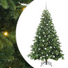 Árbol de Navidad artificial con 300 LED Verde 180 cm PE y PVC 2