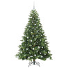 Árbol de Navidad artificial con 300 LED Verde 180 cm PE y PVC 3