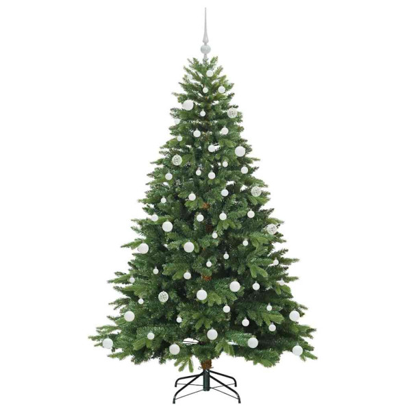 Árbol de Navidad artificial con 300 LED Verde 180 cm PE y PVC M 4
