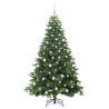Árbol de Navidad artificial con 300 LED Verde 180 cm PE y PVC 4