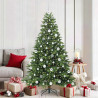Árbol de Navidad artificial con 300 LED Verde 180 cm PE y PVC 1