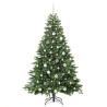 Árbol de Navidad artificial con 300 LED Verde 180 cm PE y PVC 3