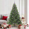 Árbol de Navidad artificial con 300 LED Verde 180 cm PE y PVC 1